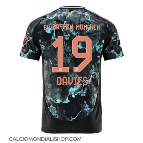 Maglie da calcio Bayern Munich Alphonso Davies #19 Seconda Maglia 2024-25 Manica Corta